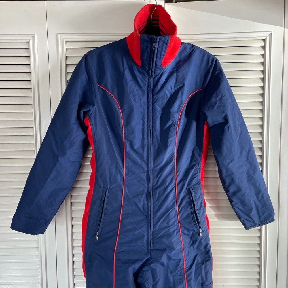 Retro Ski Women’s Jumpsuit from the 80’s Size Medium made in USA - Picture 3 of 16